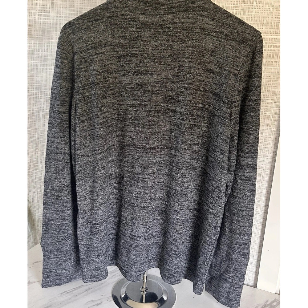 Rafaella Sweater Charcoal Tweed Heather Gray‎ Womens XXL $69 Soft BxCC/JJ/II - Picture 2 of 6
